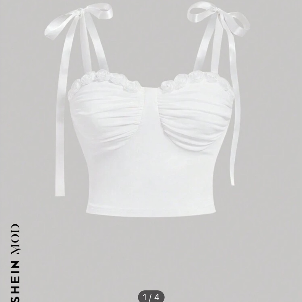 Brand New! NEVER WORN. White TOP
